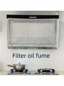 12 cái Máy hút mùi Giấy lọc , Chống thấm dầu , Chống dầu Giấy dán , Phạm vi Máy móc Nồi cơm điện Cái quạt Dụng cụ nhà bếp , Phòng bếp Quân nhu - trắng - Xem 1