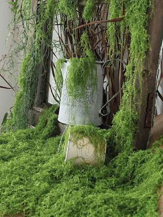 1pc 50g Artificial Moss Simulation Plant Green Moss, Valentine Day, Gift Gifts Birthday Graduation