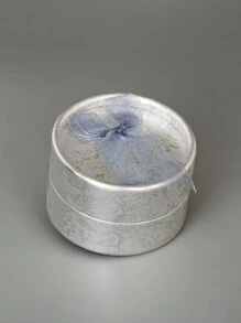 Clásico y lujoso anillo de compromiso de corona de plata S925 engastado con diamantes