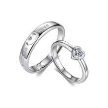 2 Stück/Set 925 Sterling Silber Eheringe, Mode mehrere Stile Paar Ringe für Frauen Männer Engagement Jubiläum Party Fine Jewelry Daily Wear Geschenke