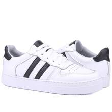 Women Casual Shoes - 黑與白 - 查看 6