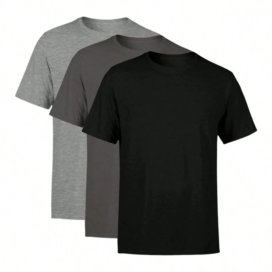 Men T-Shirts - Black - View 1