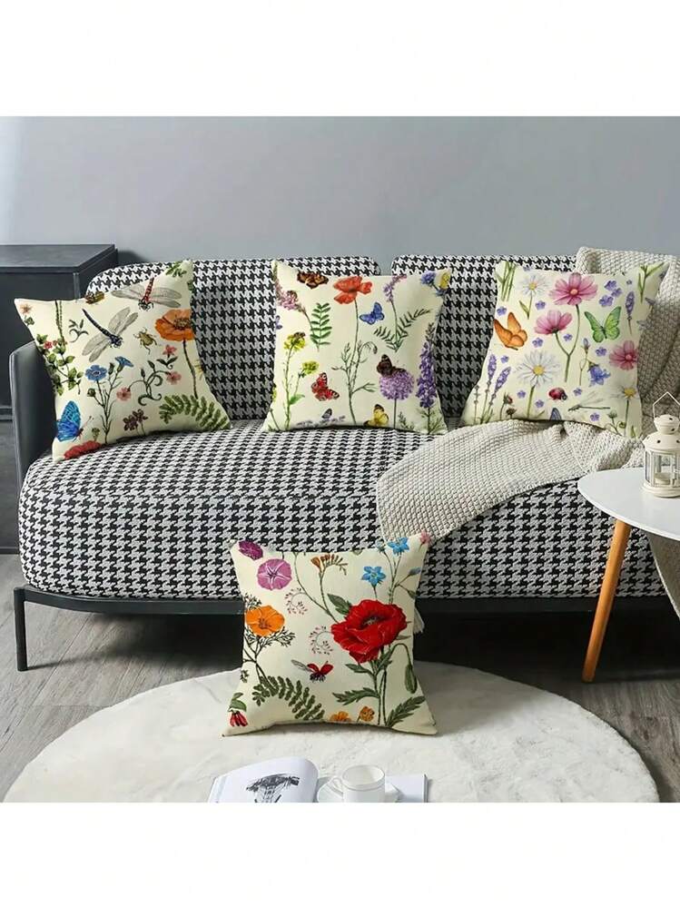Yxuiyal Set di 2 federe per cuscini in stile bohémien, 45 x 45 cm, a
