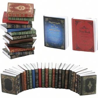 1:12 Schaal Poppenhuis Miniatuurboeken Een Verscheidenheid Aan Tijdloze Miniatuurboeken Miniboekmodellen Poppenhuis Decoratie Accessoires, Micro Landschap, Feeëntuin, Mini Bibliotheek Accessoiresminiatuur,Miniatuur Poppenhuis Accessoires,Kleine Pop,Poppenhuis,Poppenhuis Accessoires,Poppenhuis Miniaturen