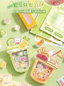 Xinmo Shanshan 手工DIY飲品調製器玩具綠色新款生日禮物DIY手工製作教師節禮物 - 綠色 - 查看 10