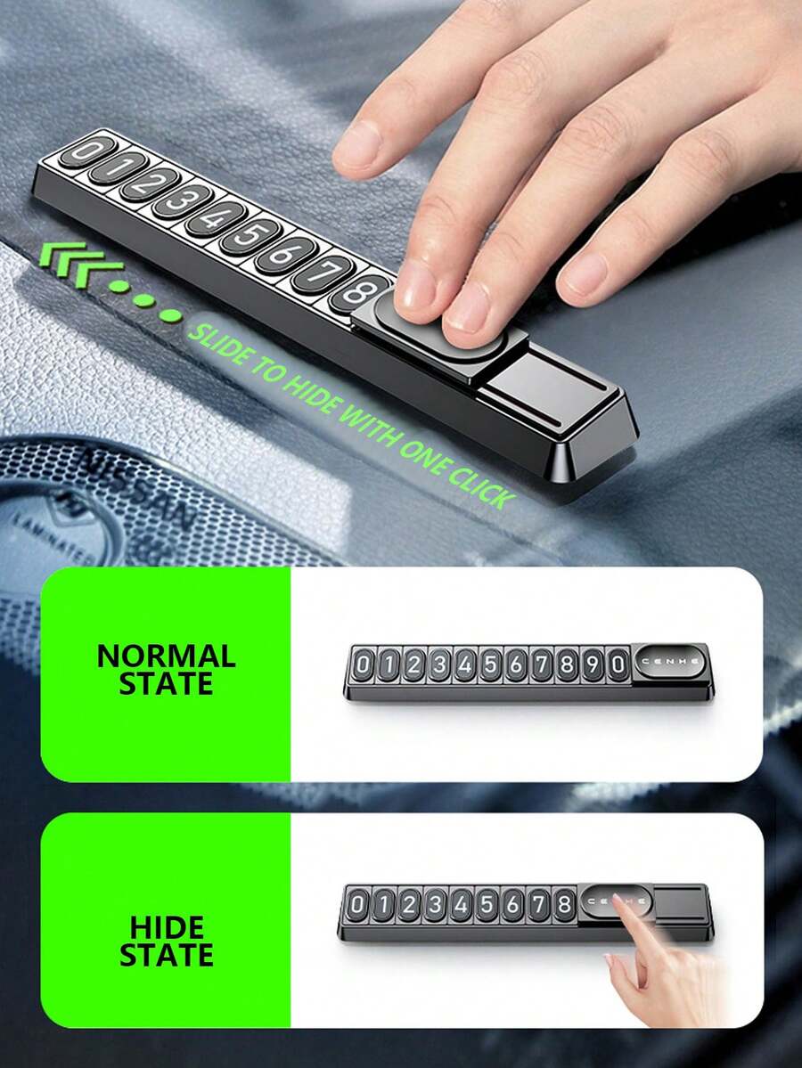 One HighEnd Temporary Car Parking Number Plate SHEIN UK