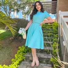 Women Dresses - màu xanh lá - Xem 7