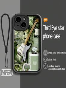 Thickened Eye-Caring Anti-Fall Phone Case With Wrist Strap And Stitching Pattern, Compatible With IPhone P15Proma, Samsung A52/A13/A14/S22Ultra/S23/S23Ultra/Little Youth Hongmi 11 And Other Models, New Women Fashionable IPhone14promax Anti-Fall P13/P12mini Transparent Xs/Xr Cartoon P11/7plus Cream Pattern 8p/78ES2 Soft Case 6s Protection Shell Phone Case - Multicolor - View 6