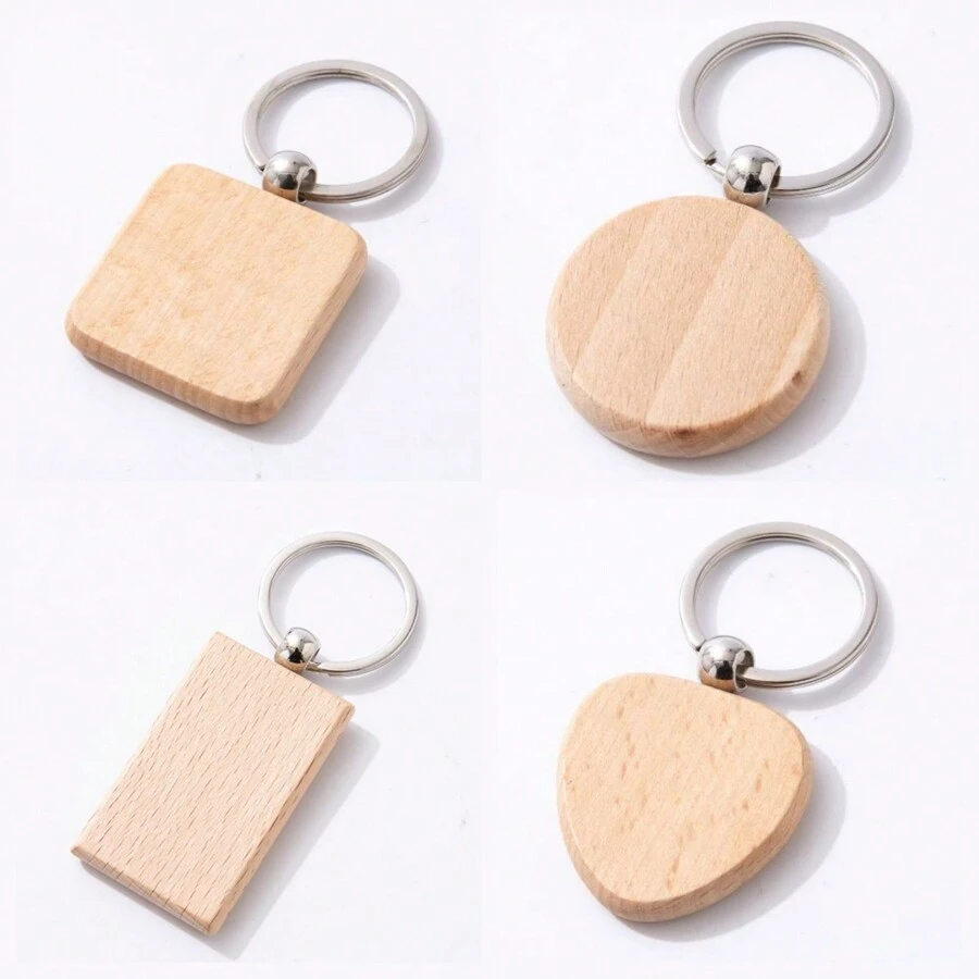 12Pcs Round Love Shield Square Wooden Key Ring Blank Key Chain For Diy Key Craft Supplies Pendant Hanging Decoration For Handbag Purse Mobile,Blank Wooden Tag Keychain Key Ring Engraving Blank Wood Board Diy Accessories Car Accessories Bag Charm School Cute Goth Y2k Bag Accessories Lanyards With Id Holder Car Accessories Bag Charms Christmas Gift Car Accessories Teacher Friend Sister Gift Ideas