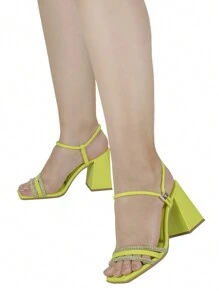Vitrine shoes Women Heeled Sandals - 青檸色 - 查看 3