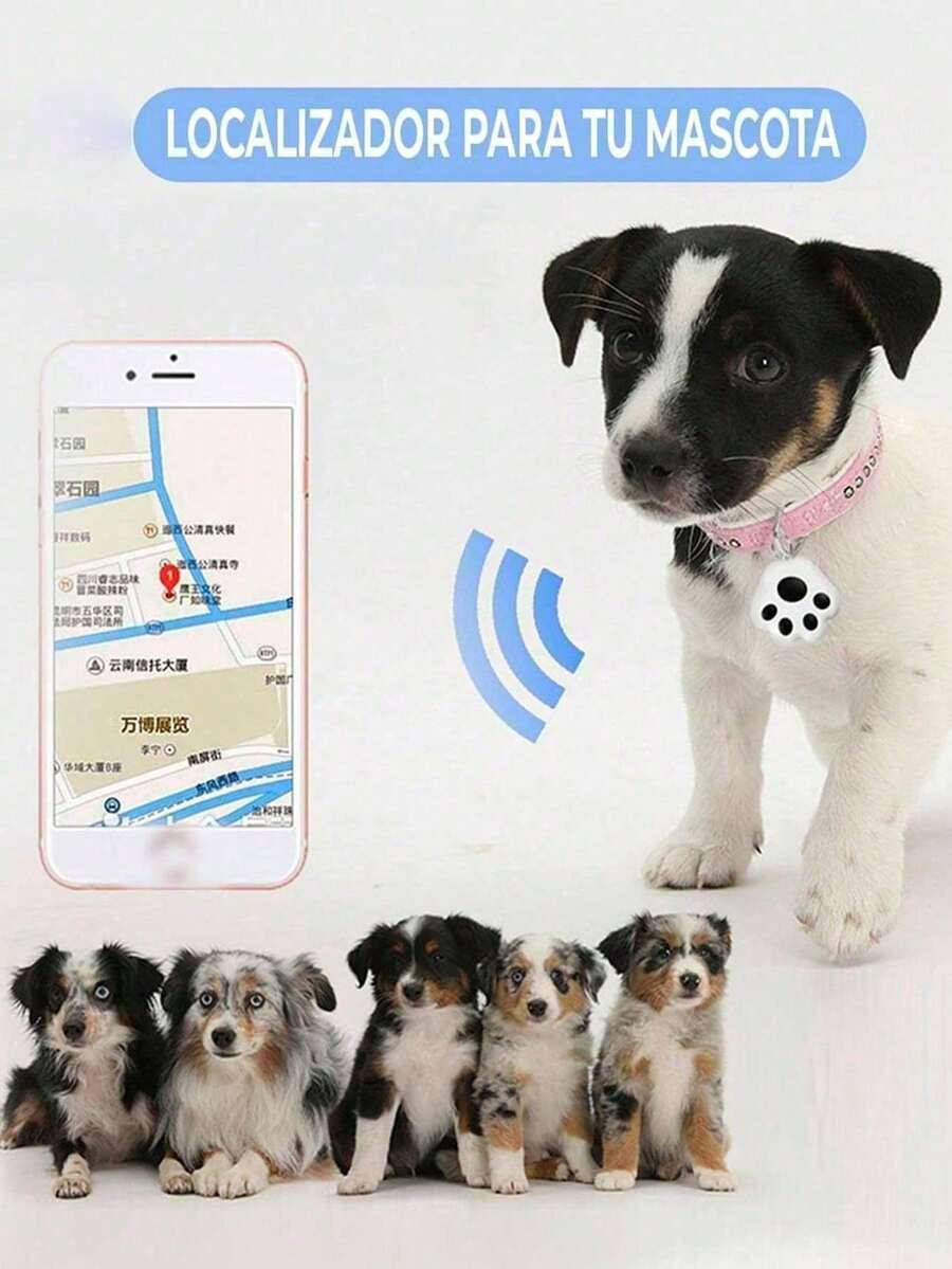 ZeroPiel Rastreador Bluetooth Gps Mascotas Celular Carteras Niños - Multicolor - Ver 1