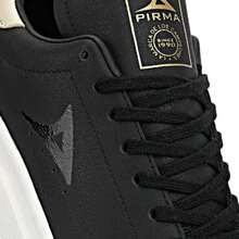 Zapatos Tenis Básicos Urbanos de Dama en Color Negro con Detalles en Blanco - Negro - Ver 3