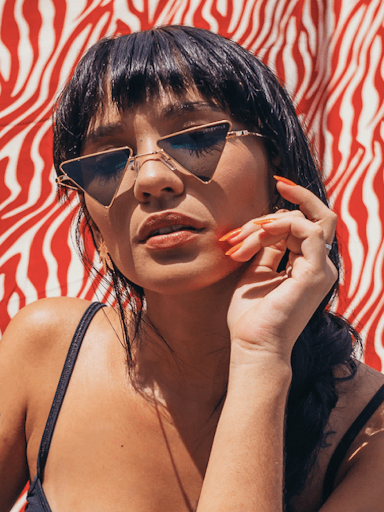 Gafas triangulares mujer hotsell