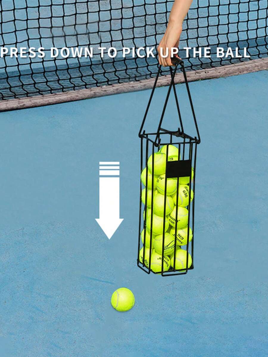 Portable Tennis Hopper Basket, Pickball And Tennis Collectors, Picker