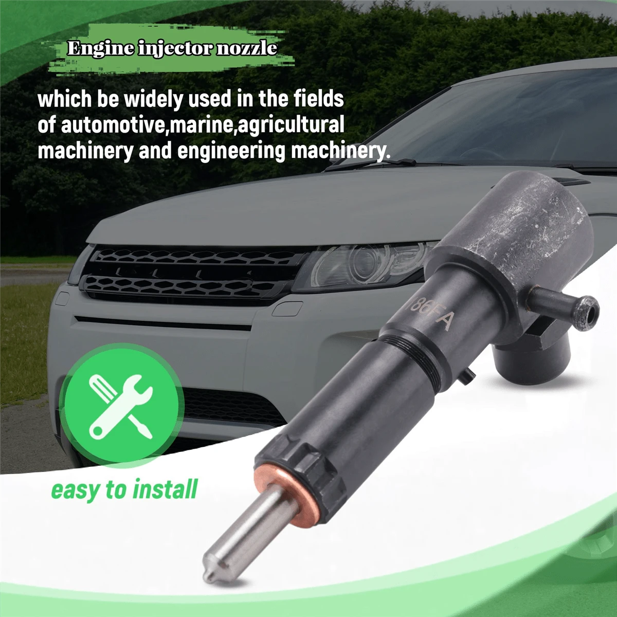 186FA Engine Injector Nozzle Injector Nozzle For Rotary Tiller,Walking ...