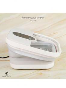 Hydromassage Foot Tub, Foldable, With Bubbles, Portable, With Red Light And Thermal, For Spa - Grey - View 3