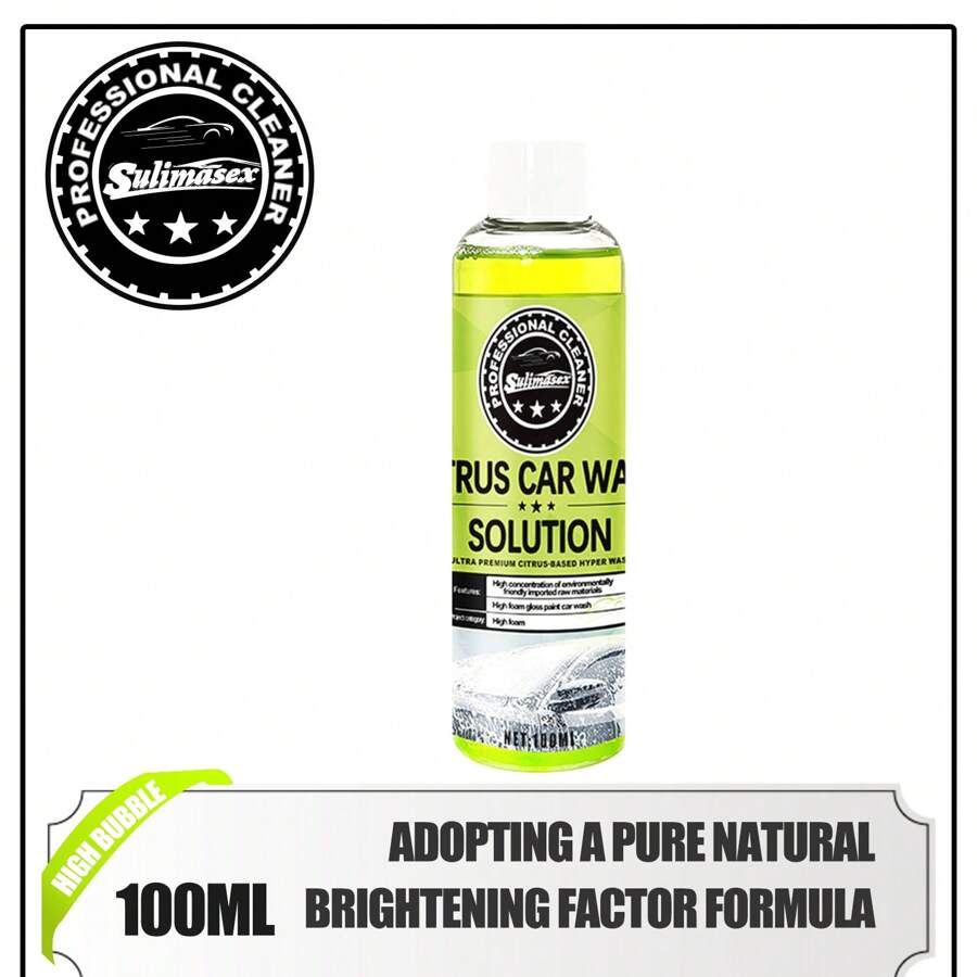 Concentrated Bug And Tar Remover Car Wash Soap With Cleaning Cloth(Works With Foam Cannons, Foam