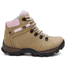 Women Ankle Boots & Booties - 卡其色 - 查看 4