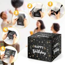 Diy Cash Gift Box, Birthday Surprise Gift Box For 18th Anniversary, Fun Money Clipper - 18 Year Old Money Box - View 2