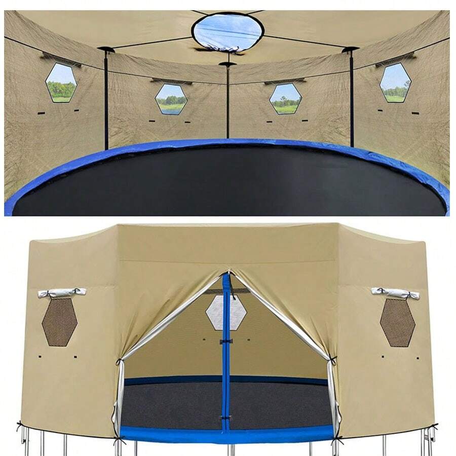 10 FT/16 FT Trampoline Tent, Fits For 10 FT /16 FT Straight Pole Round