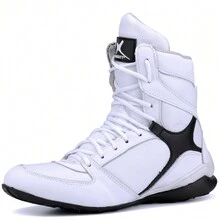 Genuine Unisex Bodybuilding Training Boot Fast Shipping Super Comfortable Modern Gel Insole Exclusive Model - trắng - Xem 5