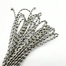 1 pieza 5 yardas Cuerda de línea dorada de 2.5mm, cuerda de nudo chino macramé para hacer joyería para pulsera Shamballa - Elige colores - Ver 15