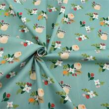 8pcs 19.7" X 15.7" Thick 100% Cotton Twill Printed Fabric Sheets, Handmade Patchwork Crafts DIY Materials, Suitable For Doll, Bedding, Quilting