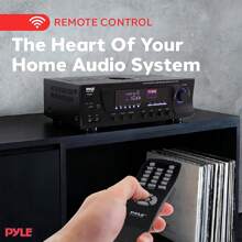 Pyle Bluetooth Speaker & Microphone System - Portable Stereo Karaoke Speaker With Wired Mic, Built-In LED Party Lights, MP3/USB/Micro SD Readers, FM Radio (8.0'' Subwoofers, 600 Watt MAX)