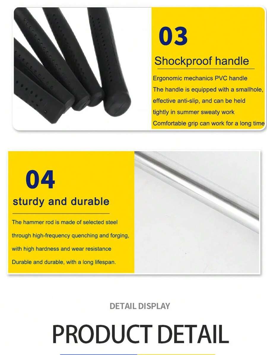 MARTEAU EN CAOUTCHOUC Double Face Maillet Mini Universel Pour La