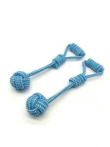 7-Inch Medium Size Cotton Rope Dog Toy, Durable Knotted Chew And Tug Toy For Dogs, Random Color - Multicolor - View 6