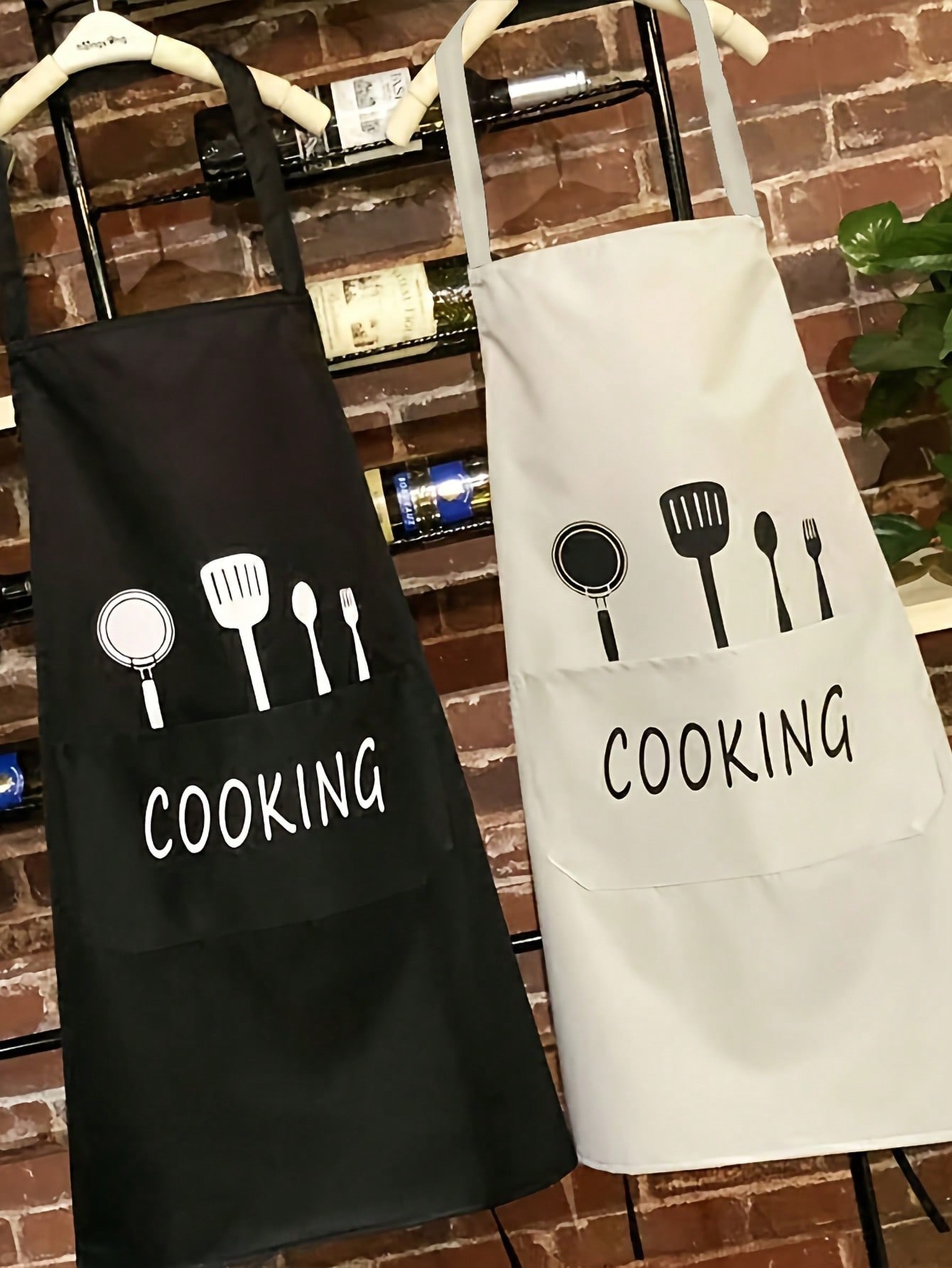 مآزر الطهاة المتينة بجيوب مقاومة للماء والزيت، وقا...