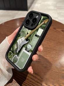 Thickened Eye-Caring Anti-Fall Phone Case With Wrist Strap And Stitching Pattern, Compatible With IPhone P15Proma, Samsung A52/A13/A14/S22Ultra/S23/S23Ultra/Little Youth Hongmi 11 And Other Models, New Women Fashionable IPhone14promax Anti-Fall P13/P12mini Transparent Xs/Xr Cartoon P11/7plus Cream Pattern 8p/78ES2 Soft Case 6s Protection Shell Phone Case - Multicolor - View 3