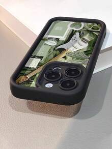 Thickened Eye-Caring Anti-Fall Phone Case With Wrist Strap And Stitching Pattern, Compatible With IPhone P15Proma, Samsung A52/A13/A14/S22Ultra/S23/S23Ultra/Little Youth Hongmi 11 And Other Models, New Women Fashionable IPhone14promax Anti-Fall P13/P12mini Transparent Xs/Xr Cartoon P11/7plus Cream Pattern 8p/78ES2 Soft Case 6s Protection Shell Phone Case - Multicolor - View 9