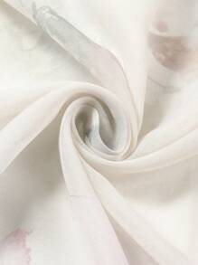 1 Stück Frühlings-/Sommer-bedrucktes, mehrfarbiges, florales Muster 110cm Quadrat Schal Hijab Bandana Haarband Winter Herbst für Frauen Abaya Verschleierte Kleidung