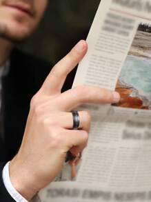 1 Pc Hip Hop Men's Stainless Steel Ring For Men Party Accessories Jewelry Gift - 1# - View 6