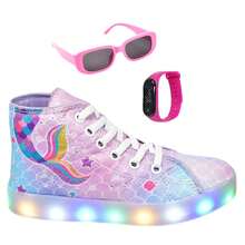 Kids Flats - 紫色 - 查看 1