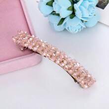 7入組時尚成人髮夾，包括彈性珠鏈水晶髮夾、彈簧髮夾、鑲鑽髮夾和鑲鑽髮針。 - 彩色 - 查看 5