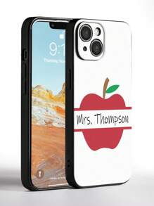 1入組個性化花卉手機殼，TPU材質iPhone手機殼，個性化花卉iPhone手機殼，專為蘋果和姓名設計的手機殼，為您的手機提供防震保護，適用於iPhone系列，外殼與iPhone Pro/Pro Max/X/XR/XS/XS Mini/Max兼容，是送給她/他的獨特禮物，教師節最佳禮物 - 白色 - 查看 4