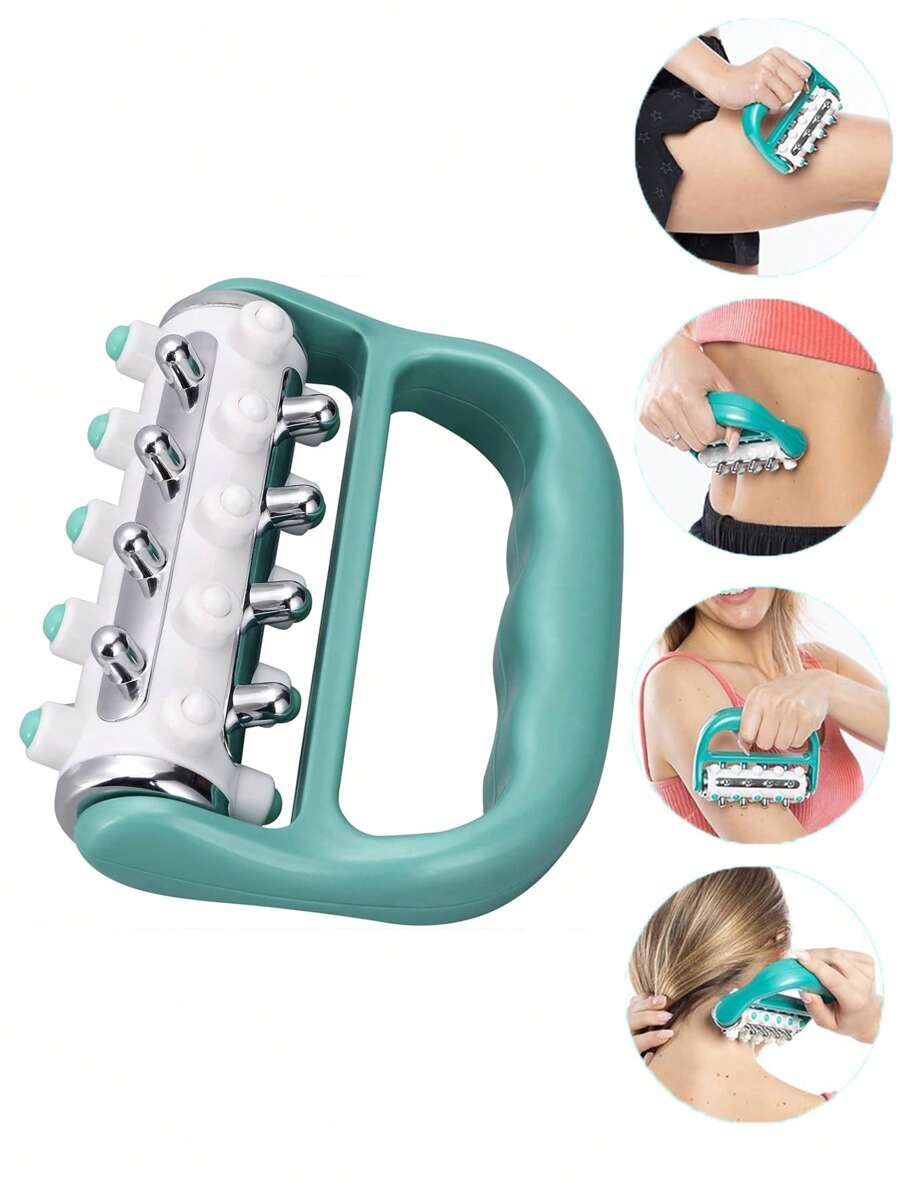 蜂窝组织按摩滚轮，用于肌筋膜放松和肌肉按摩，迷你触发点深层组织筋膜放松工具，适用于男女身体按摩器 - 彩色 - 查看 1