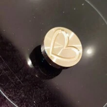 1 pièce Tête de sceau de cire avec motif de cœur pour invitations de mariage, enveloppes, cartes et emballages cadeaux