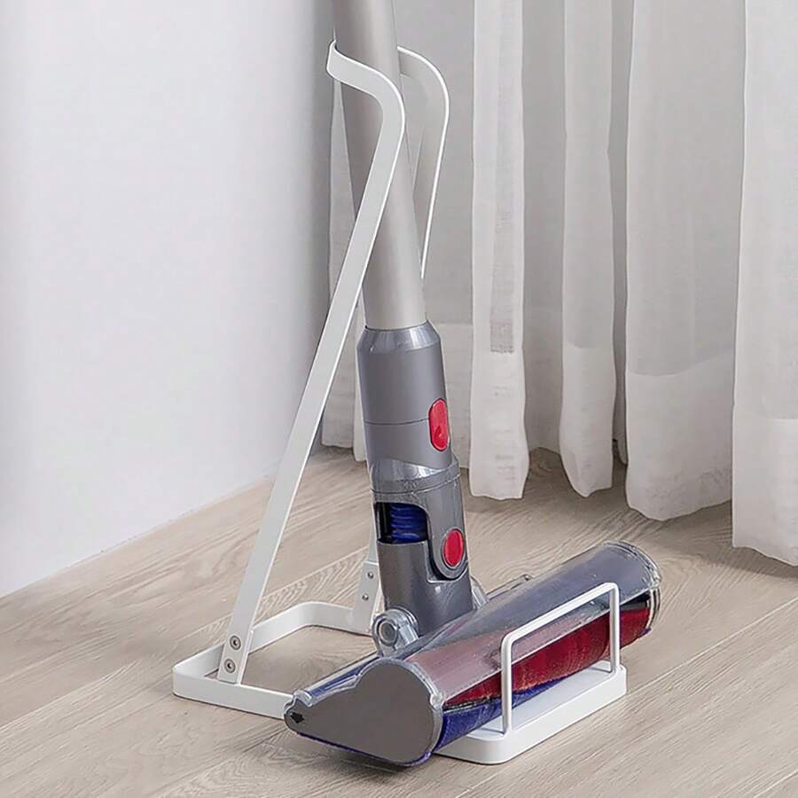 1pc Simple Disassembly Vacuum Cleaner Storage Rack, Corner Handheld WallMounted Shelf