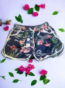 Short de Mujer Estampado Flores - Multicolor - Ver 2