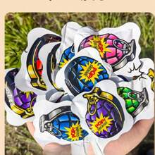 30pcs Automatic Inflatable Simulation Grenade, Self-Exploding Small Explosive Bag, Trick Toy, Funny Prank, Frightening Sound Bag (Random Style) - Multicolor - View 7