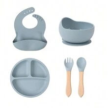 Solid Feeding - Màu xanh nhạt - Xem 9
