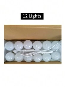 Makeup Mirror Light Usb Three-tone Dimmable Led Bulb For Vanity Mirror With Beauty Enhancing Function - White - View 9