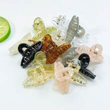16pcs Set Of Girls Kids Solid Or Mixed Color Ultra-Small Size 4.5cm Side  Claw Hair Clips For Daily Or Outdoor Use - Multicolor - View 10