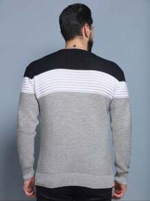 TRICOT DE LUXO Sueter tricot blusa masculino mais grosso links 3 cores