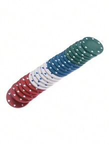 24 szt. 4-kolorowych żetonów Texas Poker, monety pamiątkowe, plastikowe żetony pokerowe w kolorze białym, czerwonym, zielonym, niebieskim do rodzinnej rozrywki, imprezy, gry, urodzin, świąt Bożego Narodzenia, gry dla par, gry imprezowej, gry noworocznej, gry do picia, prezentu walentynkowego, gry ślubnej, prezentu noworocznego
