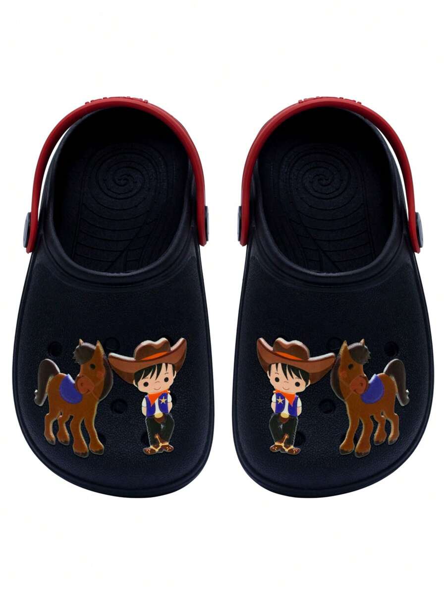 Pópidí Kids Fashion Slippers - Black - View 1