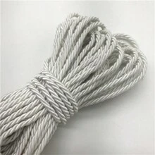 1入組5碼3mm 3股絞纏麻繩，聚丙烯麻繩，適用於家居裝飾配件DIY手工家紡裝飾 - Pick colors - 查看 8
